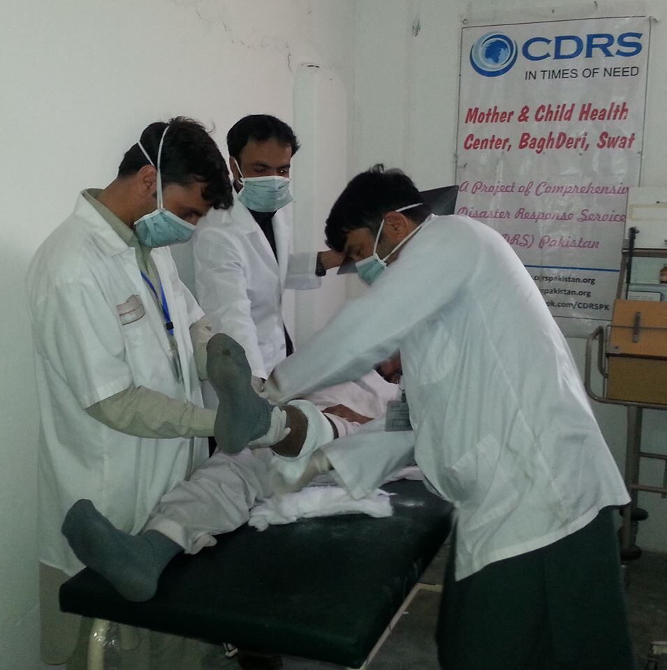 Surgical team at the Mother & Child Health Center, Swat